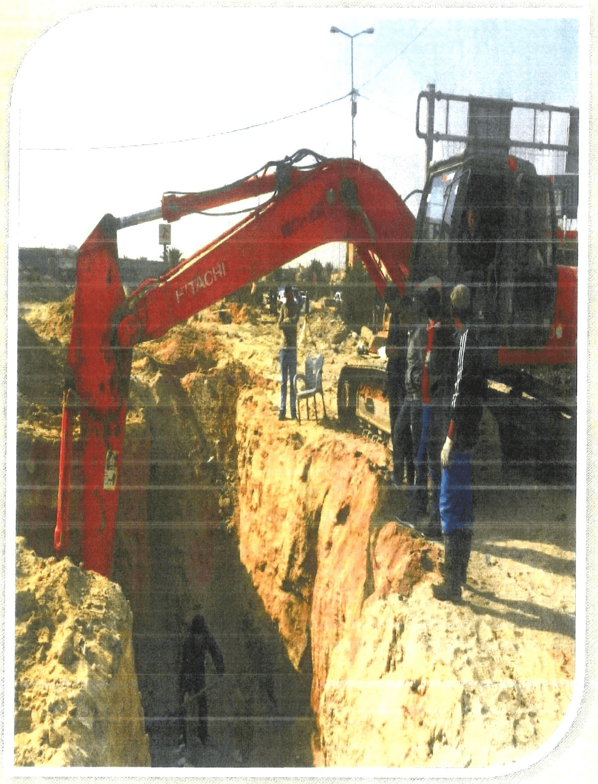 إنشاء شبكة مياه الأمطار والمجاري في مطار النجف الأشرف الدولي